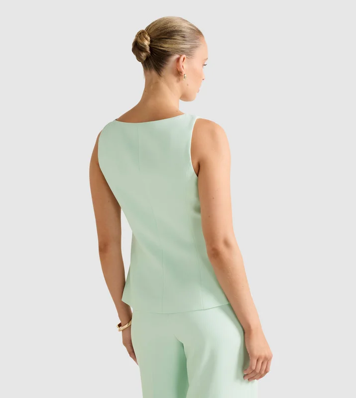 Forever New  ORCHID Boat Neck Waistcoat for Women | Best Price UAE